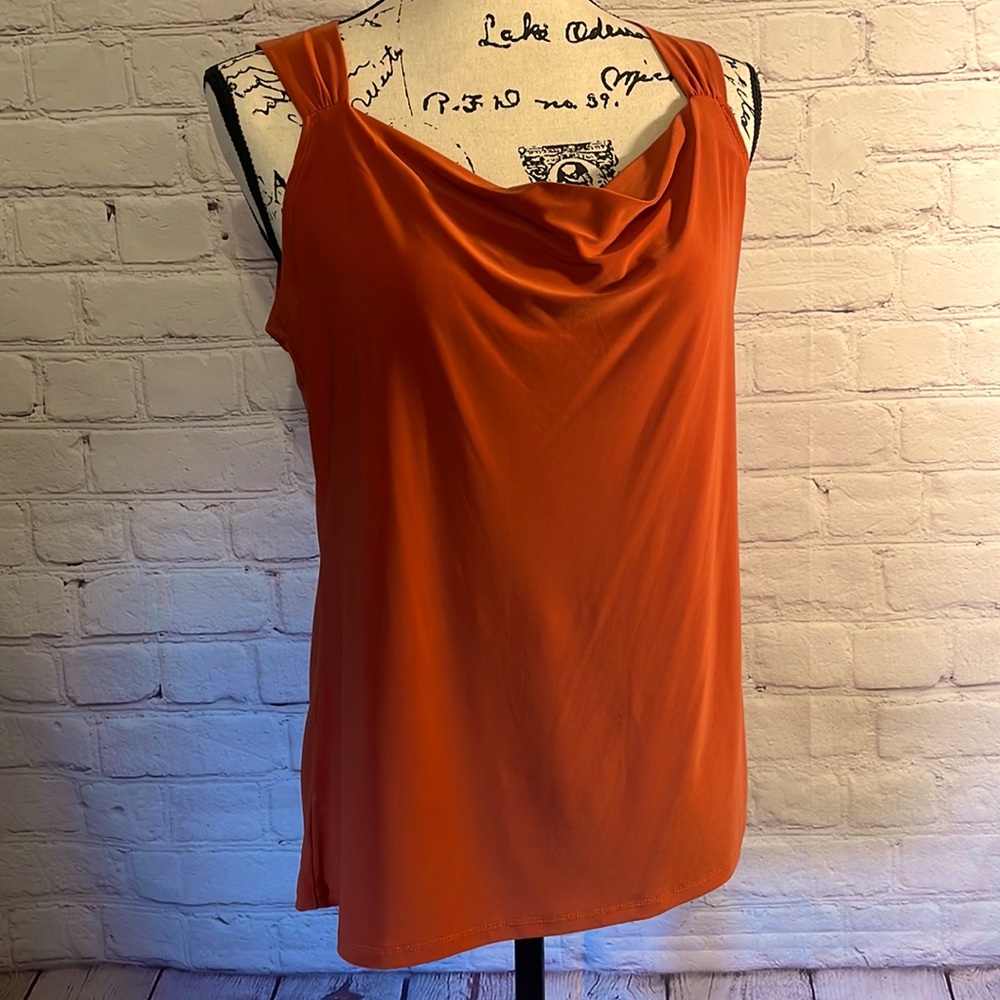 Cato Sleeveless Rust Top